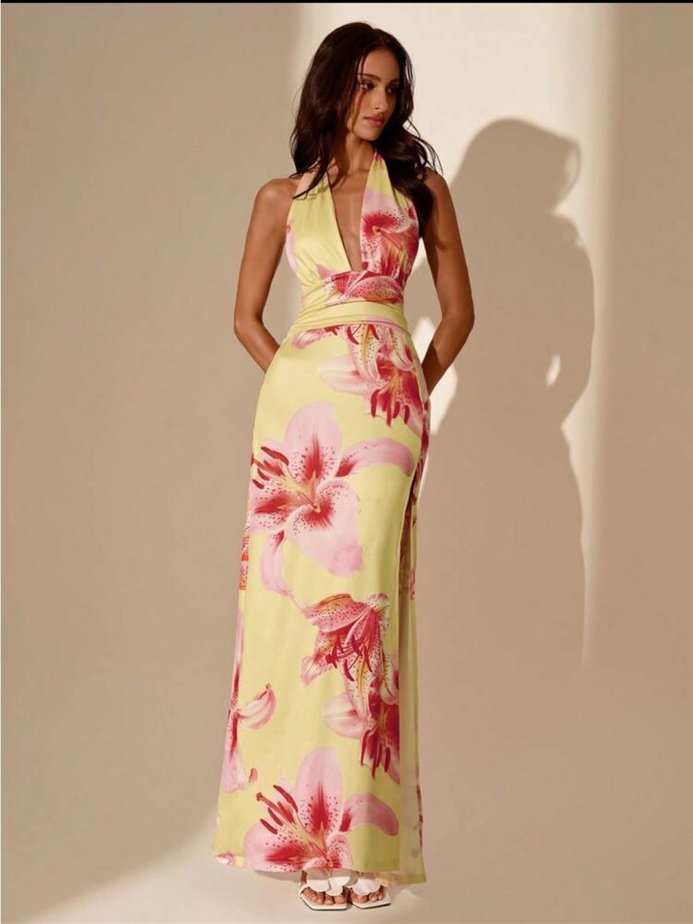 Elevated Elegance Soft Floral Maxi Dress NEW ๐ท๏ธ